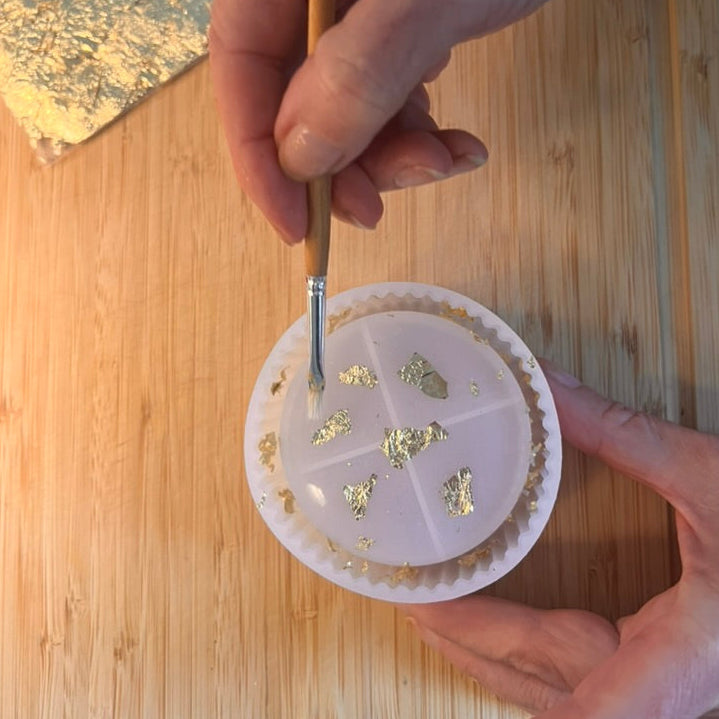 Keramik-Deko-Quartett selber gießen und gestalten