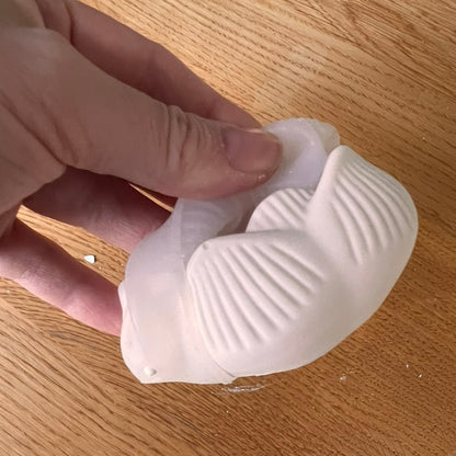 Keramik-Deko-Quartett selber gießen und gestalten