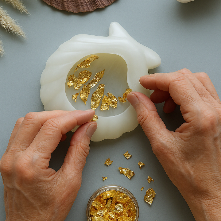 Muschel-Schälchen selber gießen und gestalten