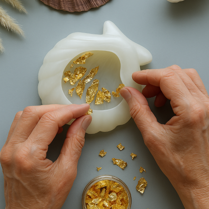 Muschel-Schälchen selber gießen und gestalten