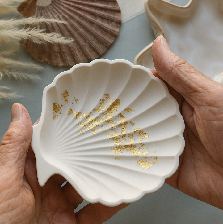 Muschel-Schälchen selber gießen und gestalten