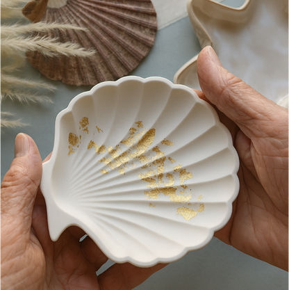 Muschel-Schälchen selber gießen und gestalten