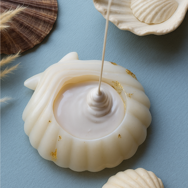 Muschel-Schälchen selber gießen und gestalten