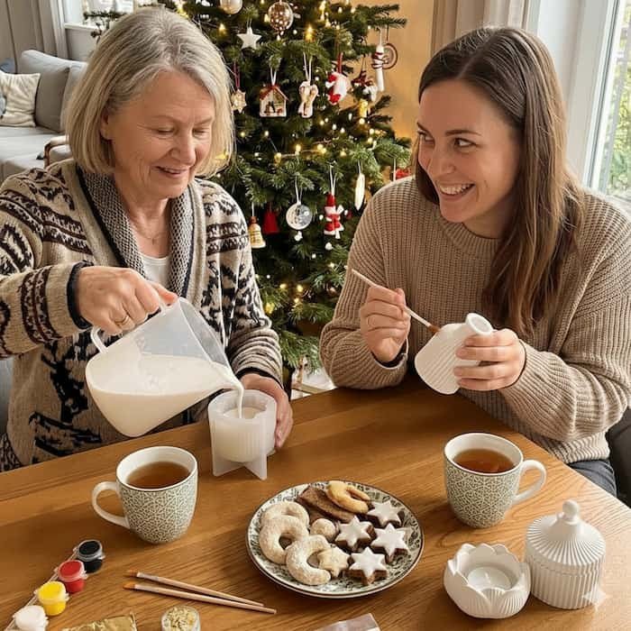 Keramikelemente zum Selbergießen - Schaffensglück