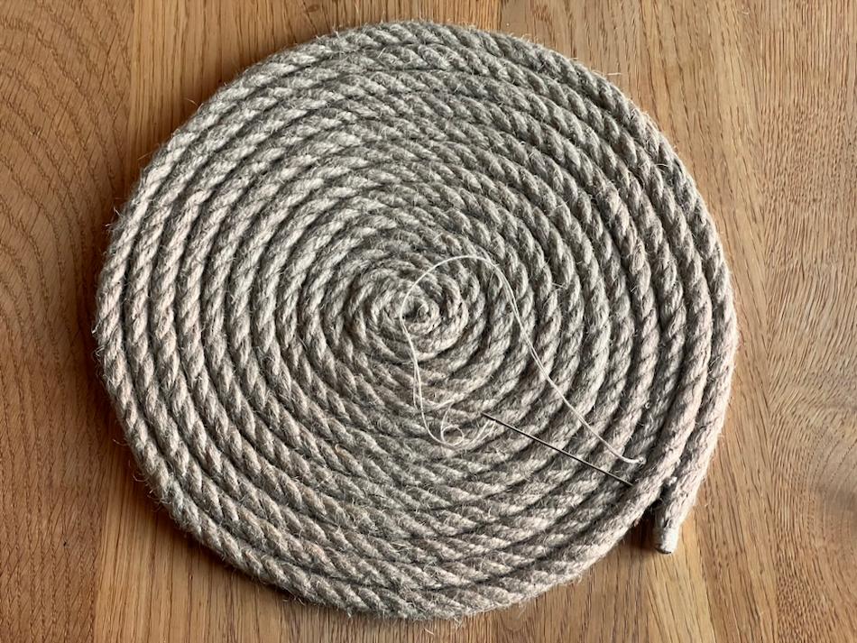 Naturseil - Untersetzer nähen - Schaffensglück