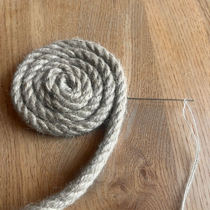 Naturseil - Untersetzer nähen - Schaffensglück