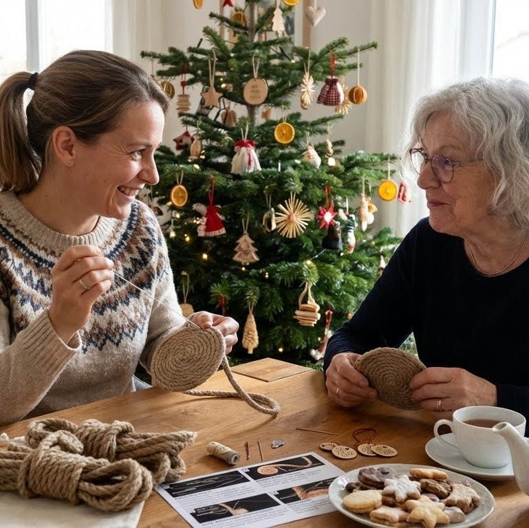 Naturseil - Untersetzer nähen - Schaffensglück